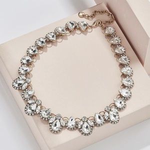 Oliver + Piper Floral Crystal Necklace